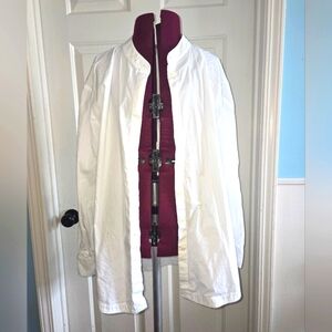 All Saints US 6 White Marcie Button Up Shirt